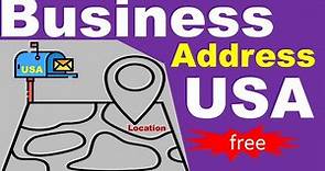 How to get us address for business (Totally FREE)