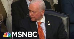 Senators Orrin Hatch & Sherrod Brown Get In Tax Reform Shouting Match | The 11th Hour | MSNBC