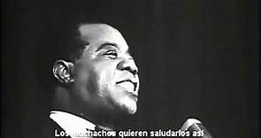 When the Saints Go Marching In - Louis Armstrong - Live - Bélgica 1959 Subtitulado en Español