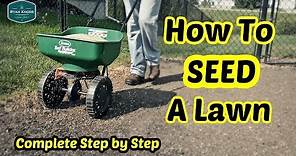 How To Seed a Lawn - Complete Step By Step Guide