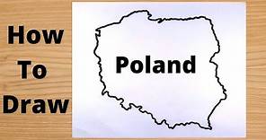 Poland Map Drawing - very easy trick