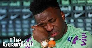 'I have to keep fighting': Vinícius Júnior breaks down in tears discussing racism
