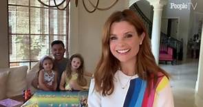 Watch JoAnna Garcia Swisher and Her Daughters Make 'Smile Signs' for the Community
