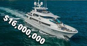 $16,000,000 | Big Luxury yacht FOR SALE!! | NINA LU 130'