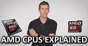 History of AMD CPUs As Fast As Possible