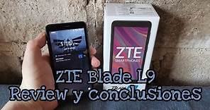 ZTE Blade L9 | Un teléfono básico para usuarios básicos | Review