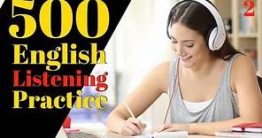 500 Practice English Listening 😀 Learn English Useful Conversation Phrases 2