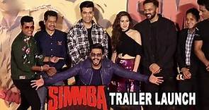 Simmba Official Trailer Launch FULL HD Video | Ranveer Singh, Sara Ali Khan, Sonu Sood