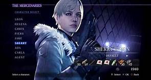 RESIDENT EVIL 6 ALL CHARACTERS AND COSTUMES