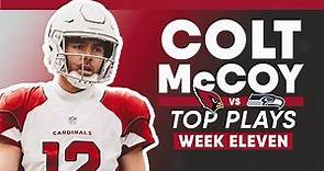 Colt McCoy's Top Plays from Week 11 Win vs. Seattle | Arizona Cardinals