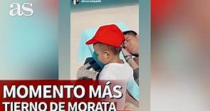 El momento más tierno de Morata con sus niños para acabar el año | Diario AS
