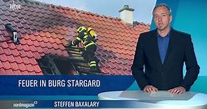 Brand eines Einfamilienhauses in Burg Stargard
