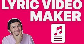 Lyric Video Maker - Add Subtitles, Sound Waves, and more to Music Videos