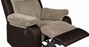 Buy Argos Home Bradley Fabric Manual Recliner Chair - Natural | Armchairs and chairs | Argos