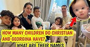 How many children does Ronaldo have, what are their names and is Georgina Rodriguez their mother?