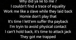 2Pac - Trapped Lyrics (HQ)