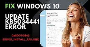 Let's Fix Windows 10 After Failed Windows Update