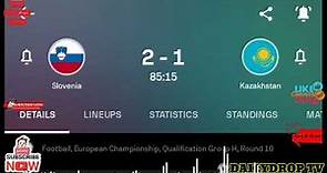 Benjamin Verbič Goal, Slovenia vs Kazakhstan continues