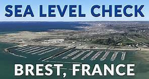 Sea Level Check - Brest, France