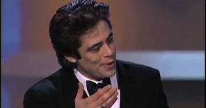 Benicio Del Toro winning Best Supporting Actor