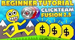 Clickteam Fusion 2.5 Beginner Tutorial - Make and Release A Small Free Game