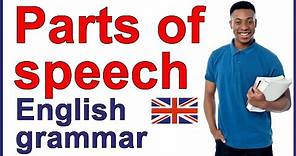 Parts of speech with examples | English grammar