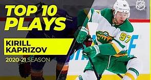 Top 10 Kirill Kaprizov Plays from the 2021 NHL Season