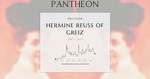 Hermine Reuss of Greiz Biography - Second wife of Wilhelm II of Germany