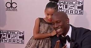 Tyrese Gibson & Shayla Somer Gibson Red Carpet Fashion AMAs 2015