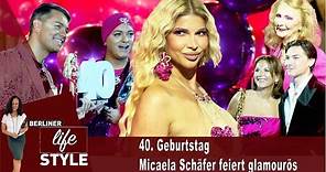 Micaela Schäfer glamouröse 40.Geburtstagsfeier