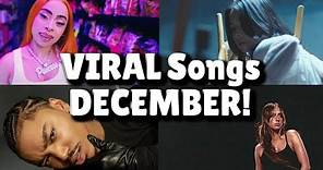 Top 40 Songs That Are Buzzing Right Now On Social Media! - DECEMBER 2023!