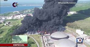 77 hurt, 17 firefighters reported missing in Cuba as fire rages at oil tank farm