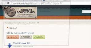 How to use torrent websites to download movies, games, software's etc [HD + Narration]