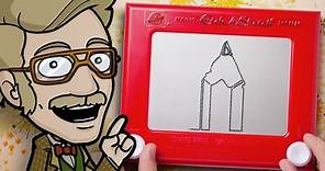 DRAWING with an ETCH A SKETCH: Art Challenge!
