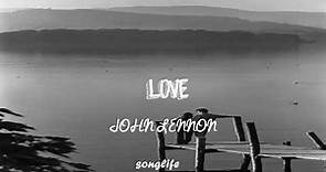 john lennon - love // sub. español