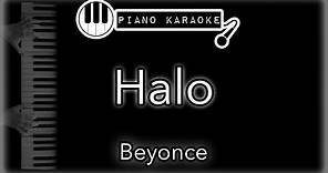 Halo - Beyonce - Piano Karaoke Instrumental