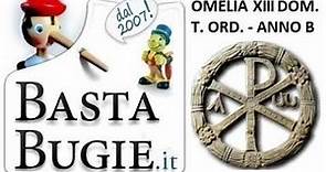 Omelia XIII domenica tempo ordinario - Anno B (Mc 5,21-43)