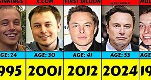 Evolution: Elon Musk From 1995 To 2024