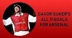 Sukerman ⚽ Davor Suker all goals for Arsenal ⚽ 11 goals!