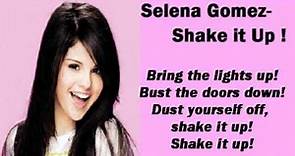 Selena Gomez Shake It Up Con Letra