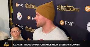 T.J. Watt Proud Of Performance From Steelers Rookies