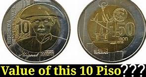 Philippine ten piso 2015 commemorative coins 150 taon Heneral Miguel Malvar