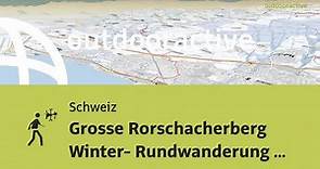 Grosse Rorschacherberg Winter- Rundwanderung von zu Hause aus