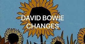 David Bowie - Changes (lyrics español // inglés)