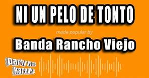 Banda Rancho Viejo - Ni Un Pelo De Tonto (Versión Karaoke)