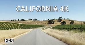 Driving California 4K HDR - 40,000 Vineyard Acres - Paso Robles - USA