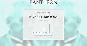 Robert Broom Biography - South African doctor and palaeontologist (1866–1951)