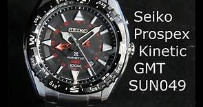 Seiko's True GMT ; Seiko Prospex Kinetic GMT Ref. SUN049 Review