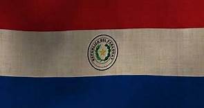 4K Paraguay Waving Flag - Bandera de Paraguay Ondeando - Banderas del mundo - UHD Flag Paraguay