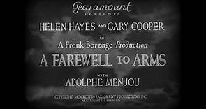 A Farewell To Arms (1932) | Full Movie | 4K